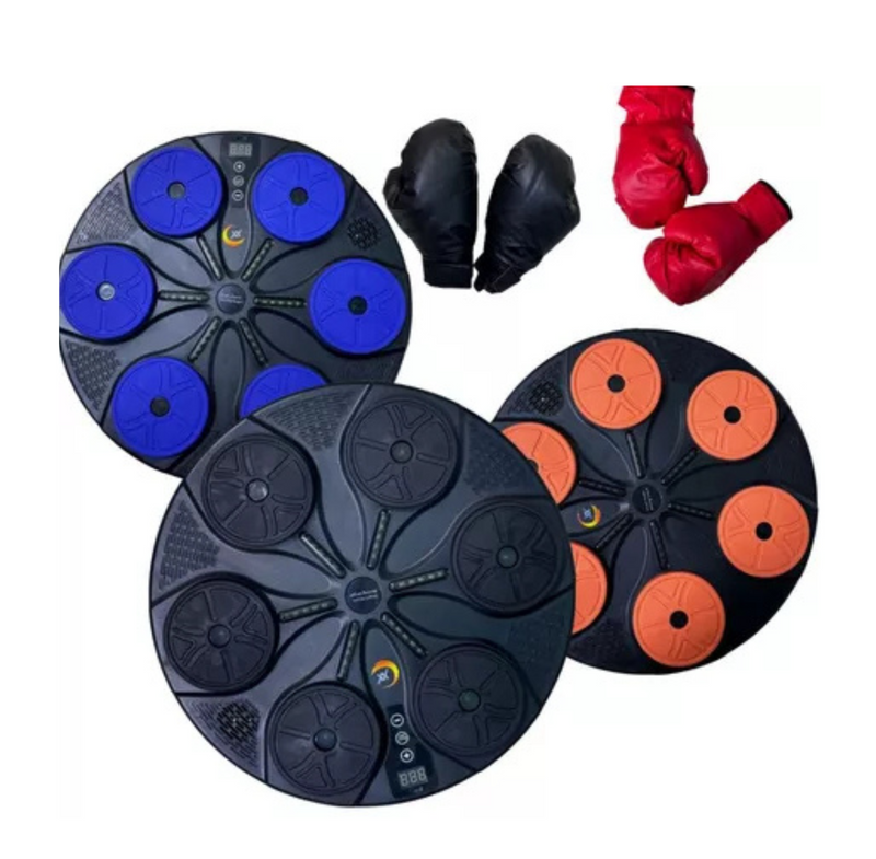 Boxe Musical Inteligente + Luvas de Brinde! Queime Calorias, Defina Seu Corpo!