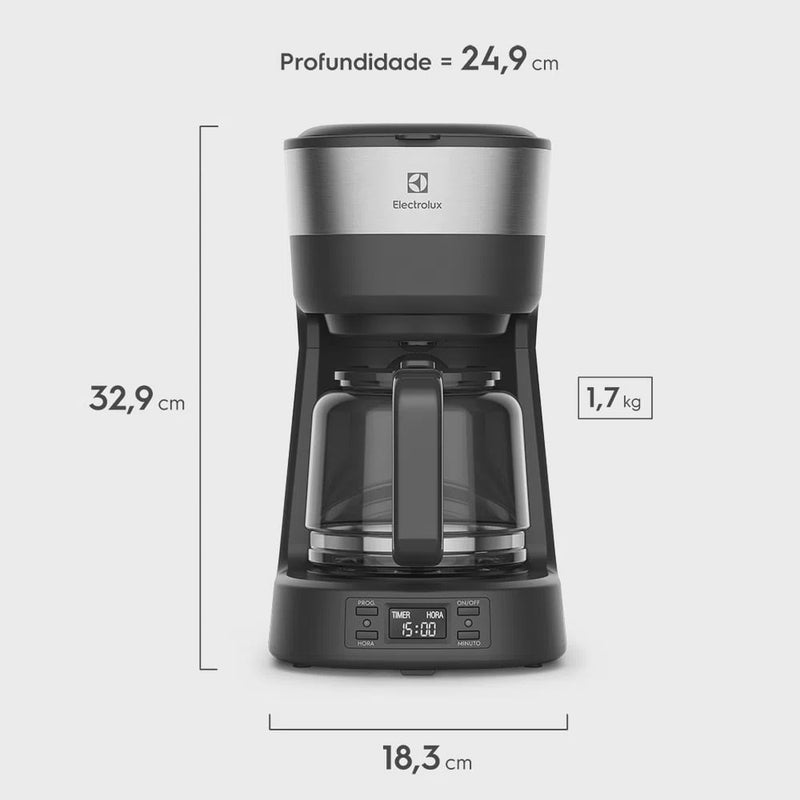 Cafeteira Elétrica Electrolux Programável com Timer