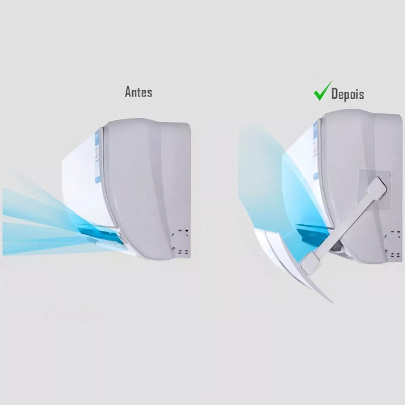 Defletor De Vento Do Ar Condicionado Ajustável - Defletmax