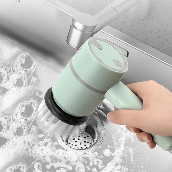 Escova de Limpeza Elétrica Multifuncional Doméstica Recarregável - MaxClear